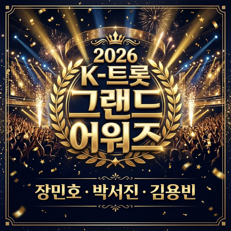 장민호 대상 2관왕! 박서진·김용빈 활약까지, 2026 K-트롯 그랜드 어워즈 총결산