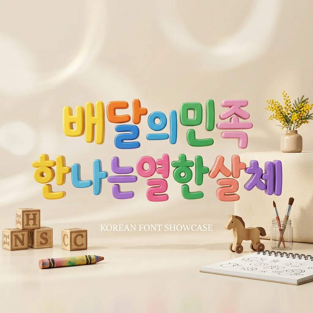 배달의민족 한나는열한살체 가이드 썸네일