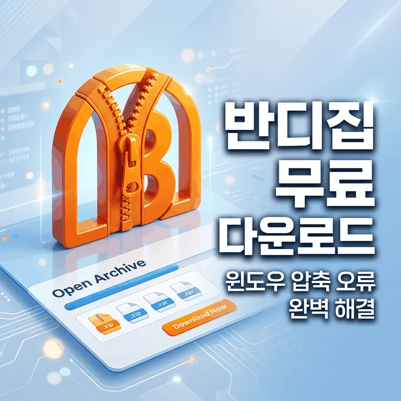 반디집 무료 다운로드 및 압축 오류 해결 가이드 썸네일