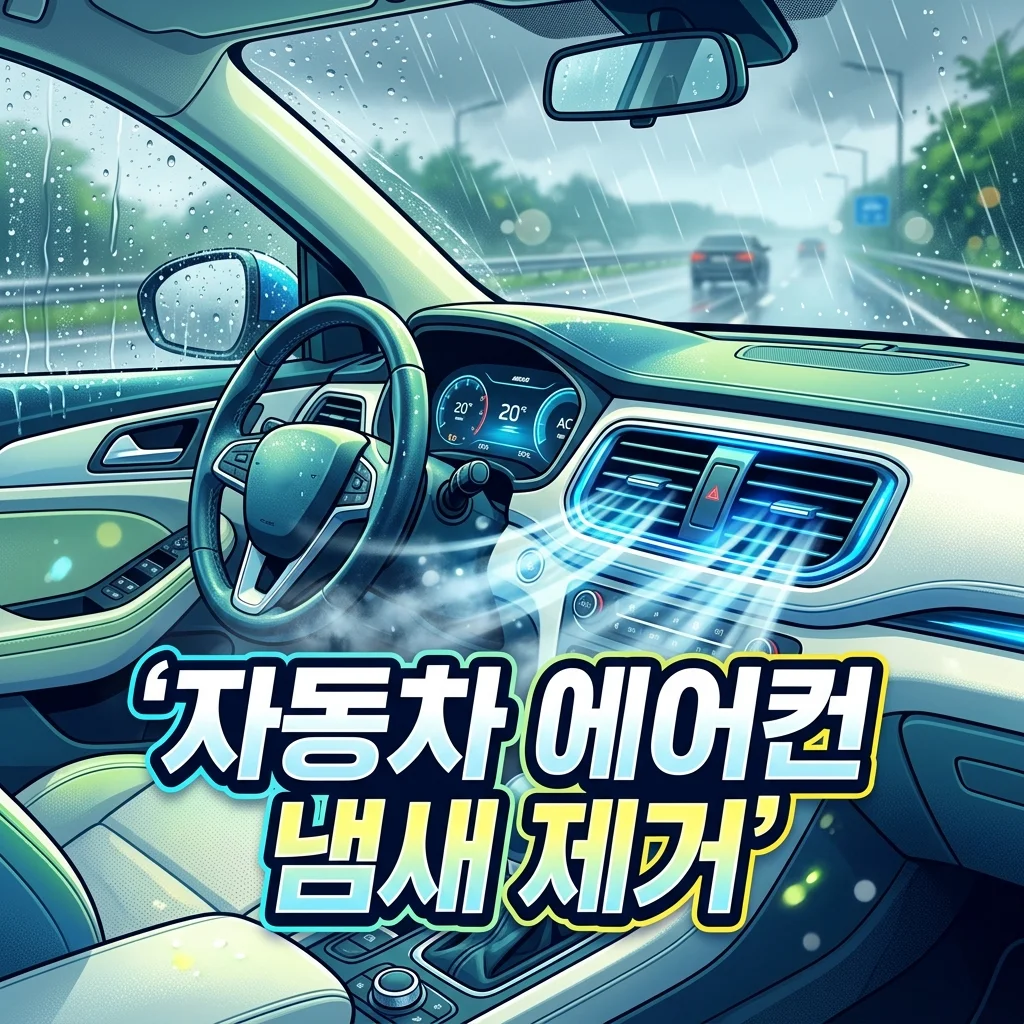 자동차 에어컨 냄새 제거? 필터만 바꾸면 해결될까? 장마철 차량 꿉꿉한 냄새 없앤 실제 방법