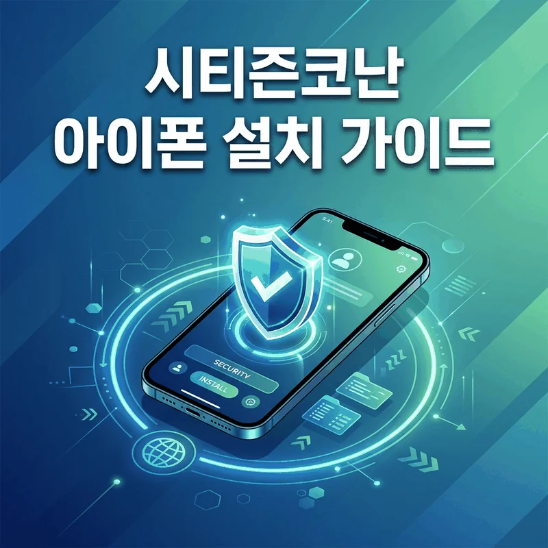 시티즌코난 아이폰 가이드 썸네일