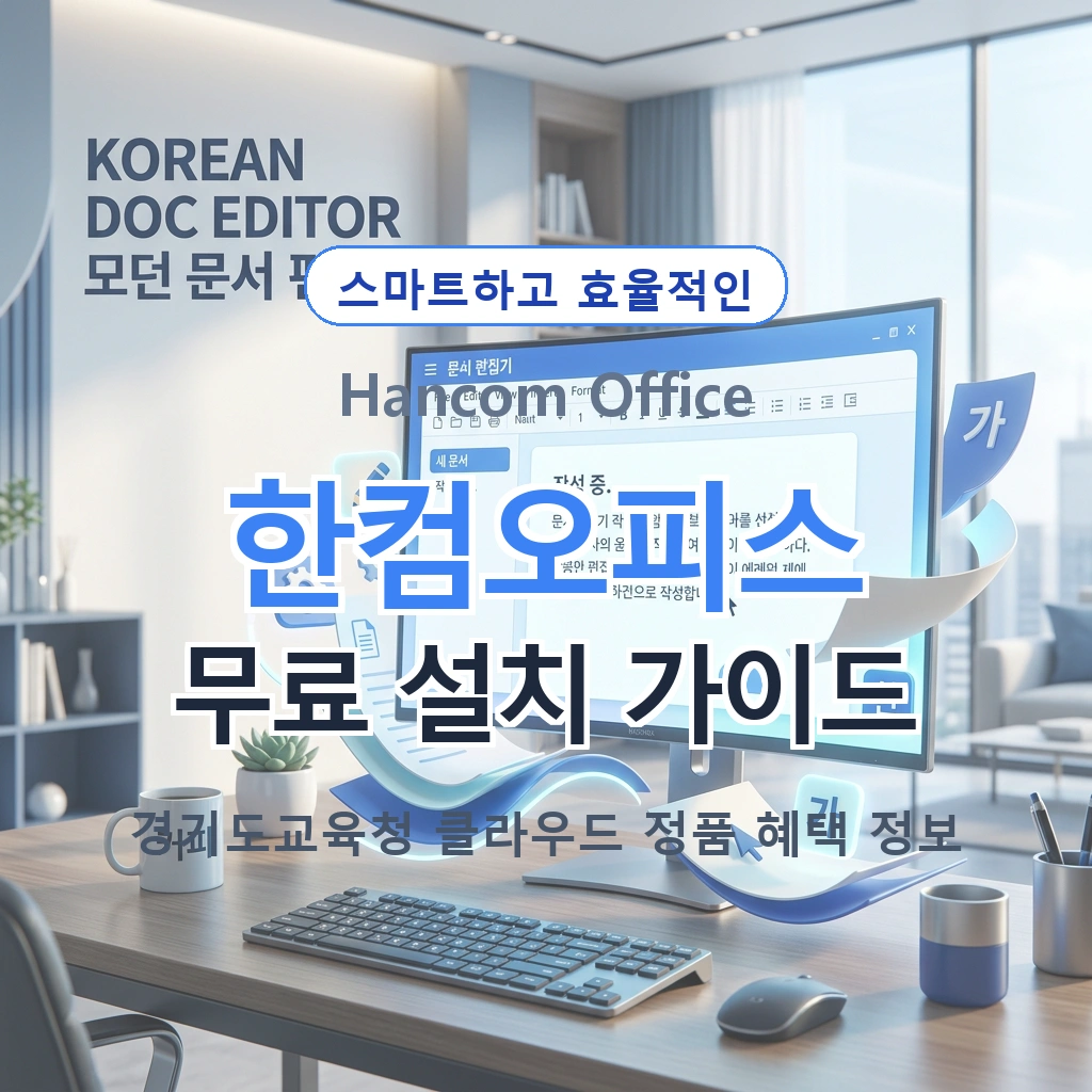 한컴오피스 2024 무료 설치 가이드 썸네일