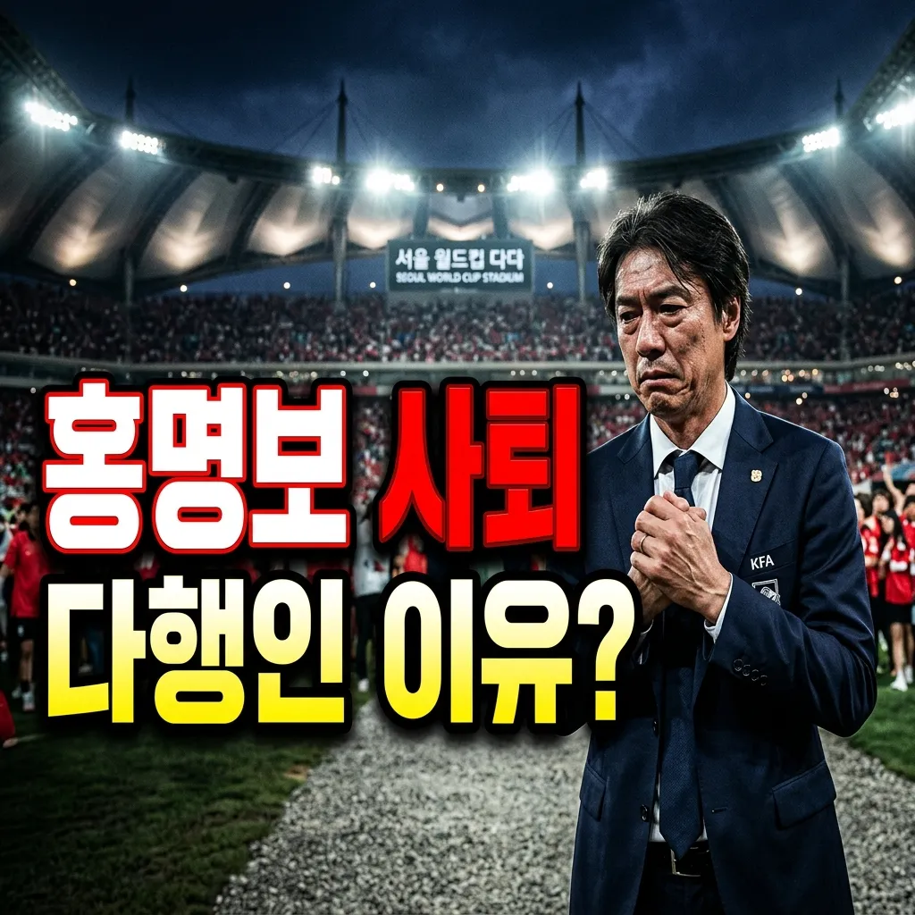역대 최악 성적에도 '다행'이라는 말이 나오는 충격적인 이유 (홍명보 사퇴 정리)