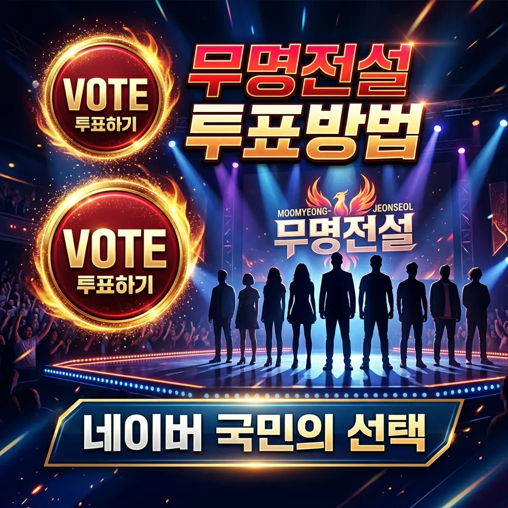 2026 무명전설 투표 방법 총정리 — 네이버 국민의 선택 참여하기