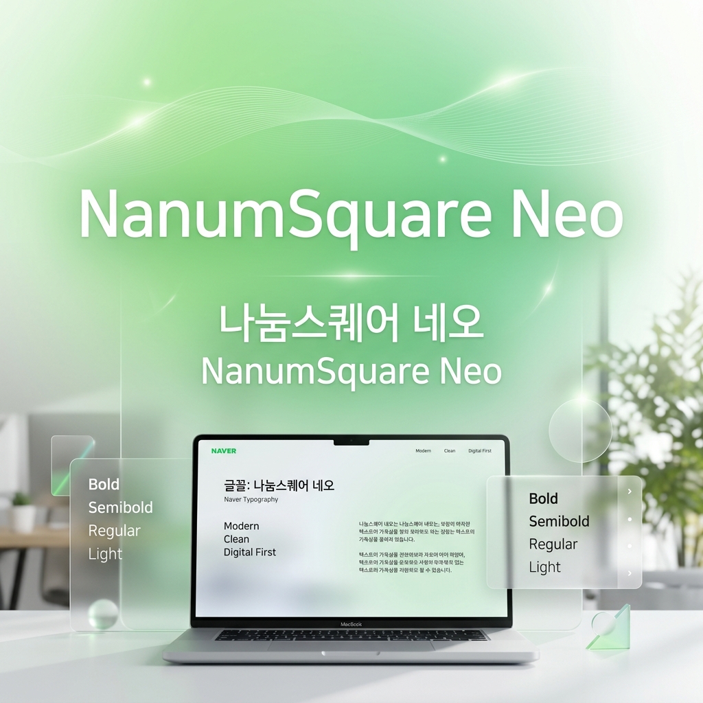 나눔스퀘어 네오 폰트 완벽 정리 | 다운로드 · 웹폰트 적용법 · 라이선스까지 총정리
