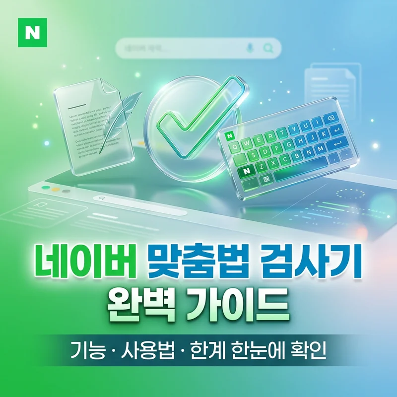 네이버 맞춤법 검사기 완벽 가이드 썸네일