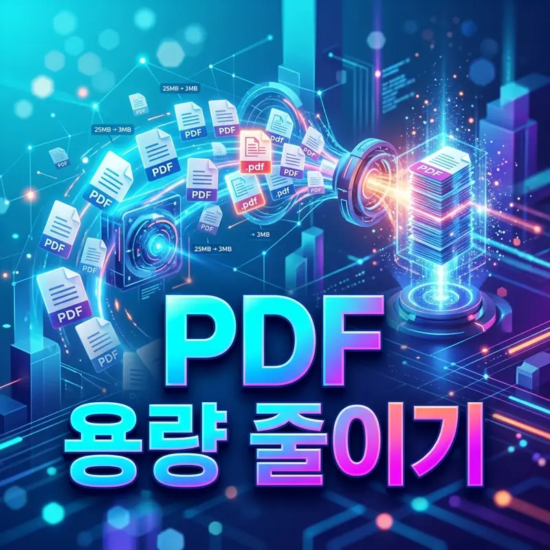 PDF 용량 줄이기 – 보험 청구 서류 업로드 안 될 때 해결법