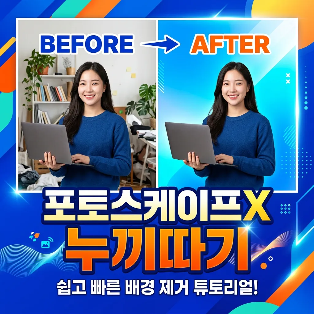 포토스케이프X 누끼따기 완벽 가이드: 피사체 지워짐 해결법