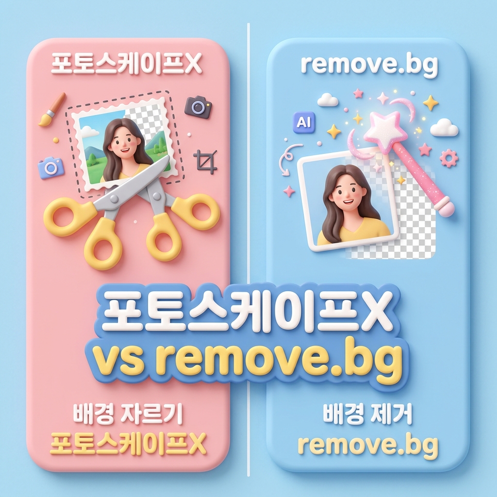 무료 배경 제거, 포토스케이프X vs remove.bg 직접 써보고 솔직하게 말씀드립니다