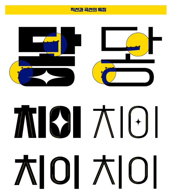 평창평화체 디자인 콘셉트 및 특징