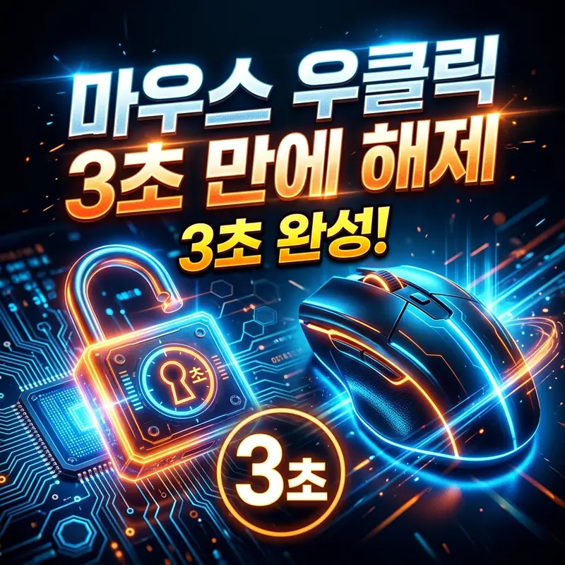 🖱️ 마우스 우클릭이 안 된다고? 3초 만에 해제하는 꿀팁 총정리 (크롬·웨일·엣지)