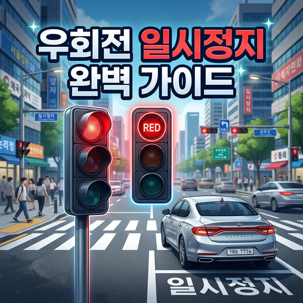 우회전 일시정지 단속 기준 가이드 썸네일