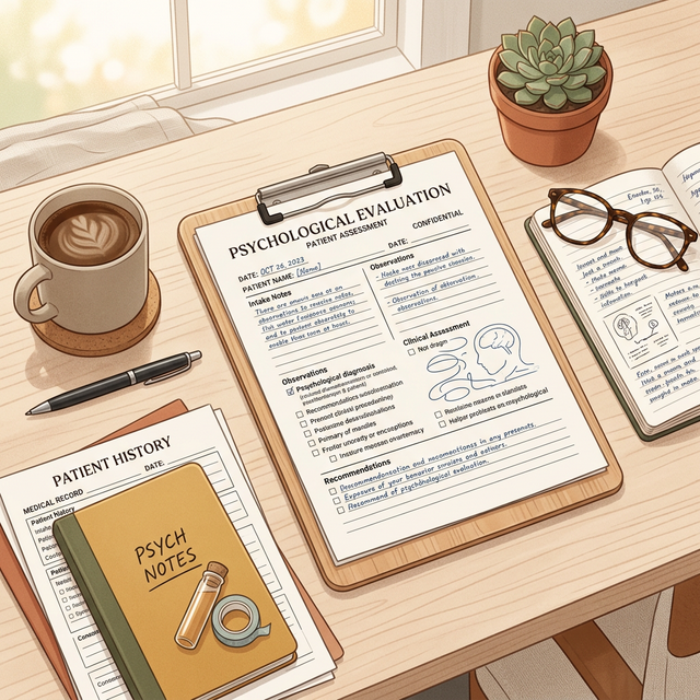 DSM-5 기반 심리 평가 기준 문서