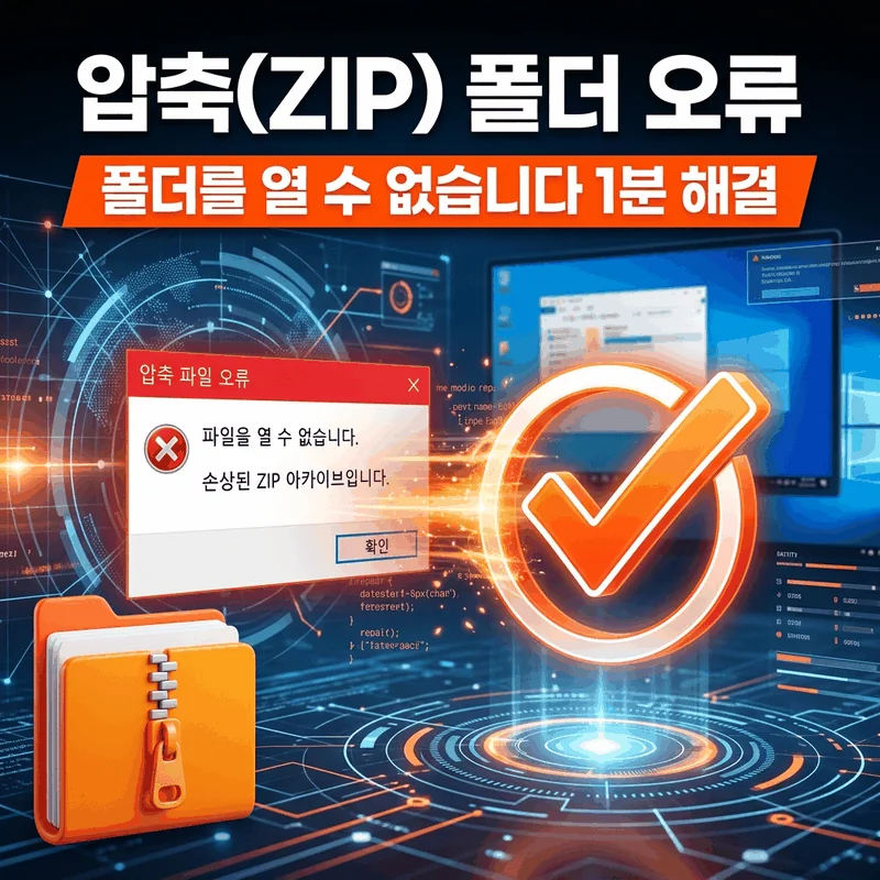 압축 오류 해결 가이드 썸네일
